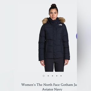 The North Face Gotham jacket.  Aviator Navy.